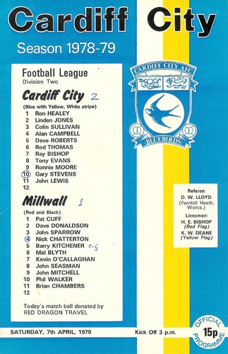 Cardiff city millwall apr - city,