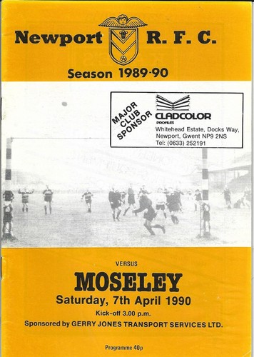 Newport gegen moseley april - moseley, 7.