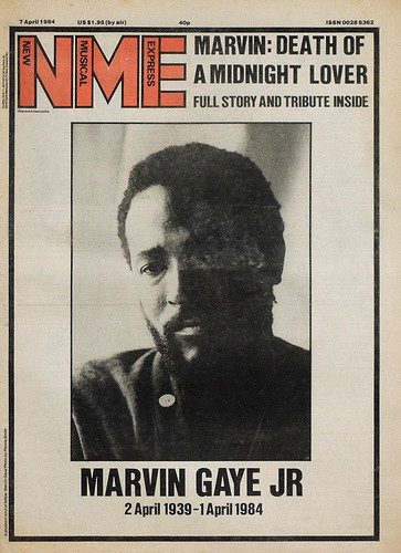 Nme apr 1984 marvin - marvin, gaye