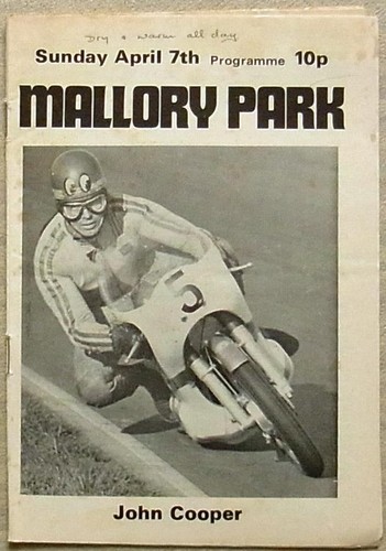 Mallory park april 1974 - park,